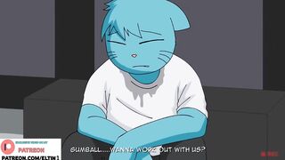 Gumball`s Hard Fucking In Gym And Getting Creampie | Furry Hentai Animation World of Gumball 4k