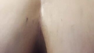 Big Ass BBW rides big 10 inch dildo