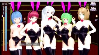 Girl Beats Hero 3 0,05 Bunny Girls 2 (boko877)