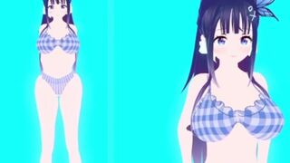 Aoi Nabi 蒼彩なび Summertime Bikini Outfit 3D Beach Outfit コイカツ!