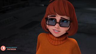 VELMA TEST SO MANY DICKS IN THE DUNGEON - SCOOBY DOO HENTAI ANIMATED CARTOON