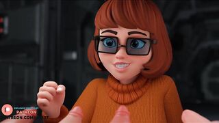 VELMA TEST SO MANY DICKS IN THE DUNGEON - SCOOBY DOO HENTAI ANIMATED CARTOON