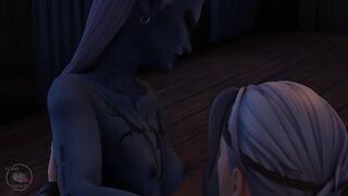 Tavern sex scene, drow and human, part 2