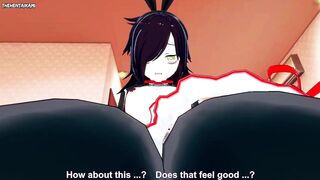 Tomoko from Watamote Gives You A Footjob Hentai POV