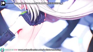 【MMD ブルーアーカイブ】《Utazumi Sakurako (Idol ver.) (歌住サクラコ (アイドル Ver.)》~《八王子P × Giga「Gimme×Gimme f