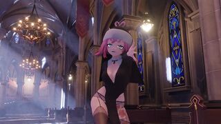 [MMD] NUN STRIP TEASE | BLACKPINK - How You Like That