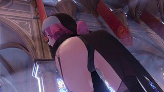 [MMD] NUN STRIP TEASE | BLACKPINK - How You Like That