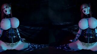 Cowgirl with sexy big tits vamp - Akiko - Motion Capture by Cuddle Mocap