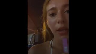 Rubia Chilena Mueve El Culo Por Instagram Live