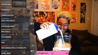 Lonely Male get Horny on Stream and Cums all over Peach Amiibo