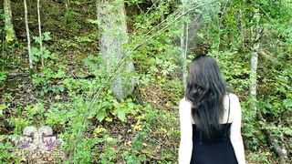 POV a Walk in the Woods with a Beautiful Goddess with a Beautiful Ass