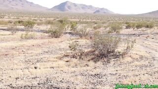 JOHNNYGOODLUCK Inked Lady Lazarus Fucked in the Desert POV