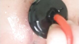 Opening my Ass with an Inflatable Plug