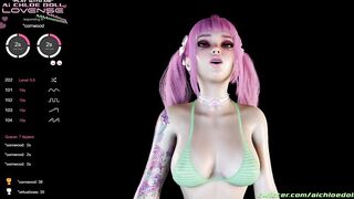 VCamGirl Clips 1 Part A- Chloe Doll's Chaturbate Stream