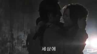 AMWF Lauren Cohan English Norwegian Female Interracial Big Hug Korean Male