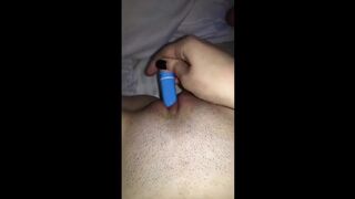 Stuck a Small Dildo inside me