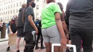 BLM Protest #14 - Supple Ebony Phatty