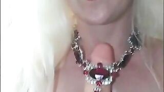 Sexy Dildo Play with Bling