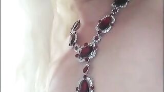 Sexy Dildo Play with Bling