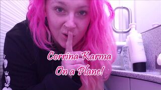 Corrina Karma on a Plane Teaser. Join the Mile High Club and Squirt with Me!