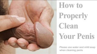 How to Clean your Penis