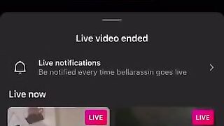 Bellarassin Nip Slip on Instagram Live