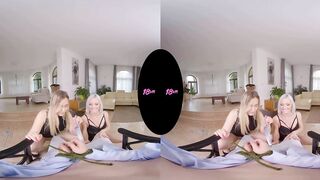 18VR Zazie Skymm And Selvaggia Babe Want Your Money And Hard Cock