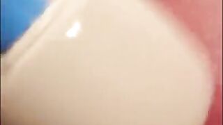 Horny BBW gf masturbates with her vibrator