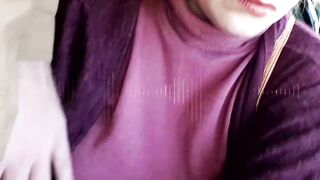 Mature lady is happy her tits are being groped