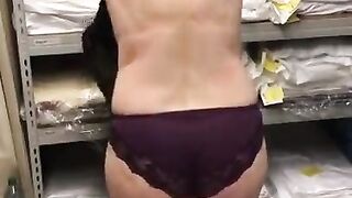 Dirty at work. Stripping and fingering myself