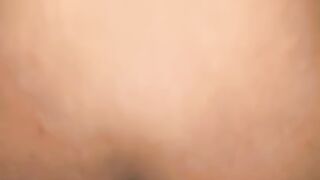 LATINA CREAMS ON BIG DICK POV