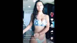 Sexy Busty Teen Kaelani Skye Tiktok Compilation #2