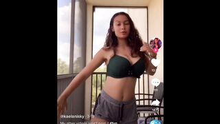 Sexy Busty Teen Kaelani Skye Tiktok Compilation #2