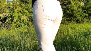 Alice - Totally Soaking my White Jeans at Sunset in Nature :3