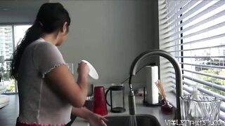 Doing the dishes