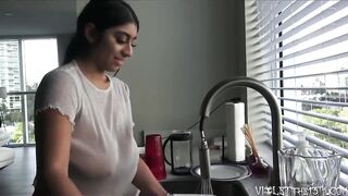 Doing the dishes