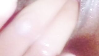 Dripping Wet Creamy Pussy from Hot Masturbation Session