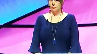 Big tits Jeopardy Teacher contestant