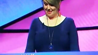 Big tits Jeopardy Teacher contestant