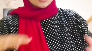 Horny Hijab  Orgasm Face Slowmotion Tiktok