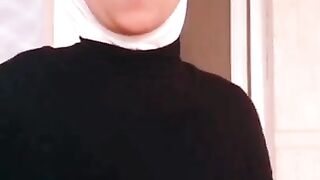 Horny Hijab  Orgasm Face Slowmotion Tiktok