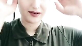 Horny Hijab  Orgasm Face Slowmotion Tiktok