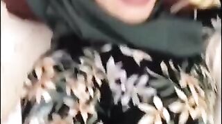 Horny Hijab  Orgasm Face Slowmotion Tiktok