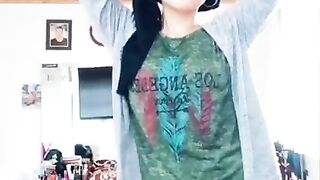 Horny Hijab  Orgasm Face Slowmotion Tiktok