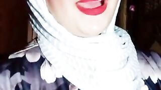 Horny Hijab  Orgasm Face Slowmotion Tiktok