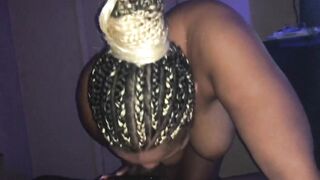 Thick 18 Teen Y/o Bitch Practices Twerking her Big DONKEY Booty on my Dick