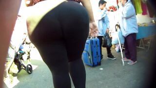 Candid fat Latina booty h99..