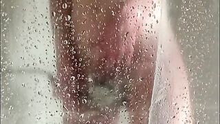 Hidden Iphone Catches Horny Tattooed Step-mom Masturbating in the Shower in Hot Portrait Video