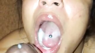 Pretty Ebony Sloppy Head and Facial cumshot/YouTube: MrNastyy52/IG/Snapchat