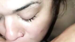 Pretty Ebony Sloppy Head and Facial cumshot/YouTube: MrNastyy52/IG/Snapchat